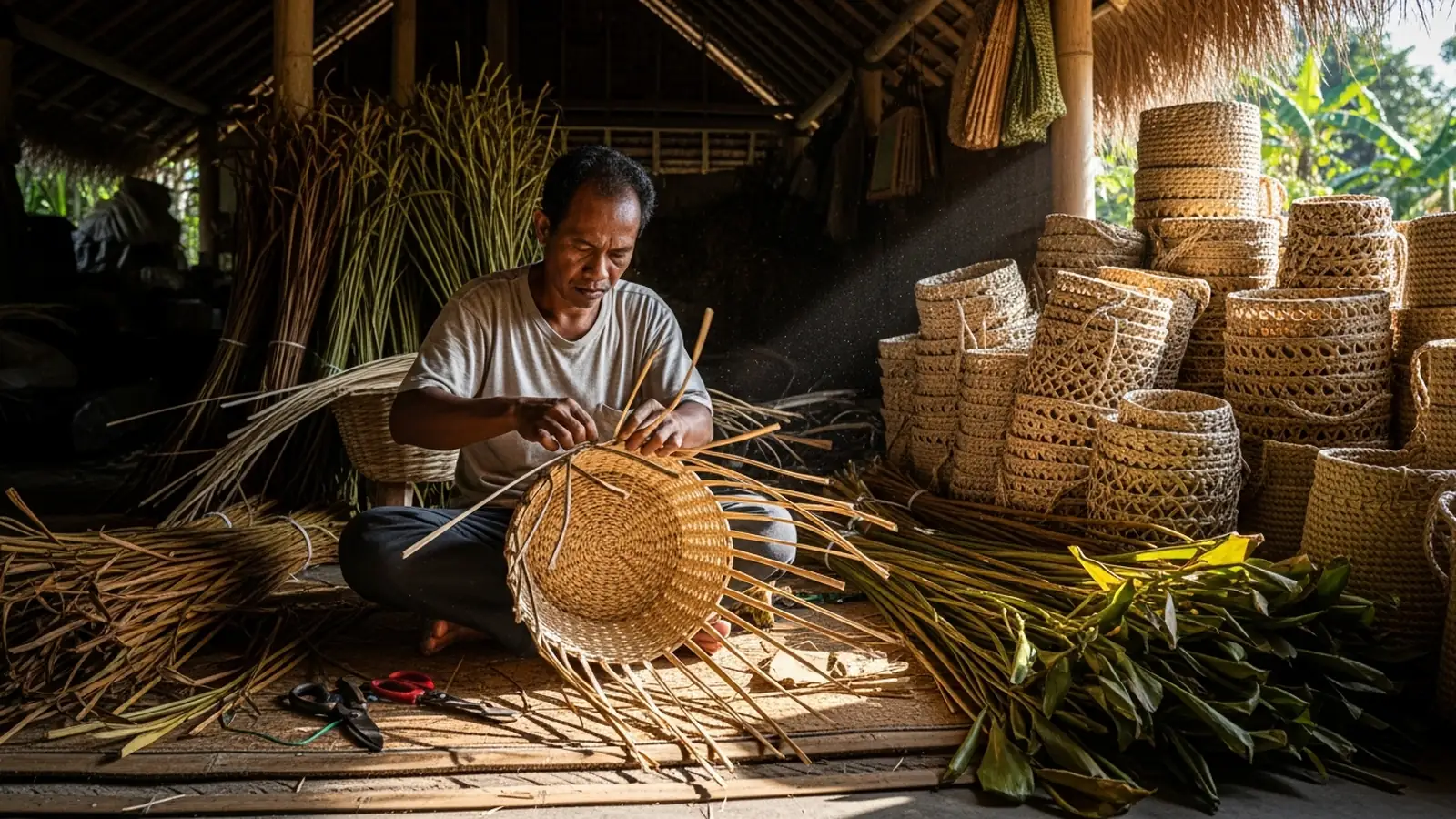 Water Hyacinth Baskets Export — a B2B export house